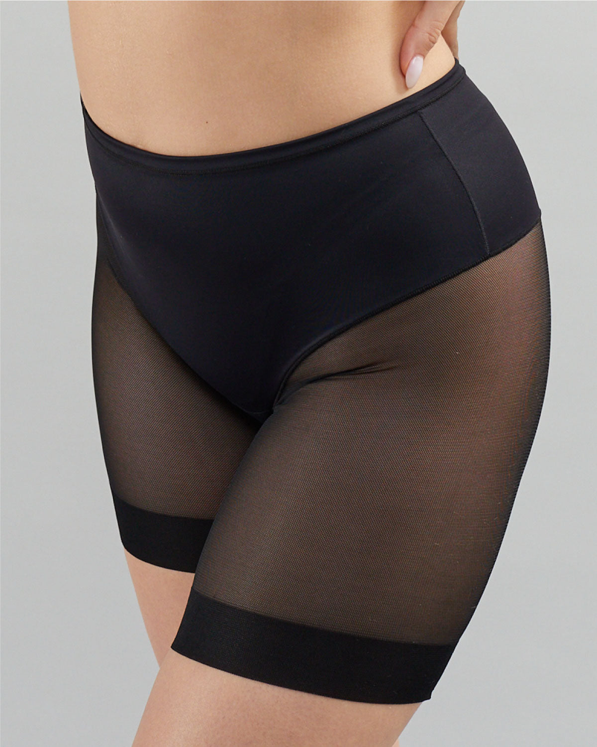 MID-WAIST PANTYHOSE SHORTIE